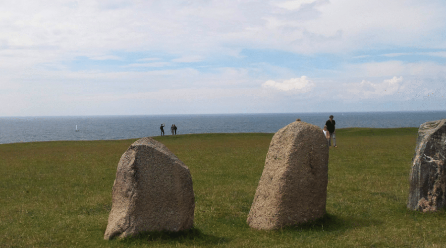 Ale's Stones in Southern Sweden is like the Swedish Stonehenge.