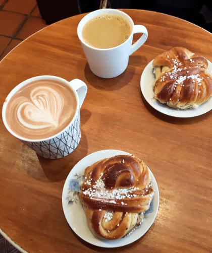 Fika in Lund.