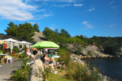 Fjäderholmarna are the closest islands in the archipelago in Stockholm.