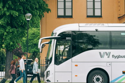 Flygbussarna are an easy way to get from the airport to the city centre.