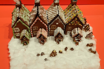 Pepparkakshus or gingerbread houses are exhibited every year at ArkDes in Stockholm.