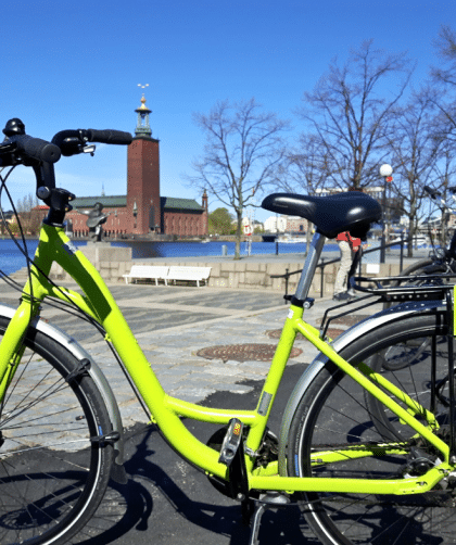 Guided bicycle tour in Stockholm