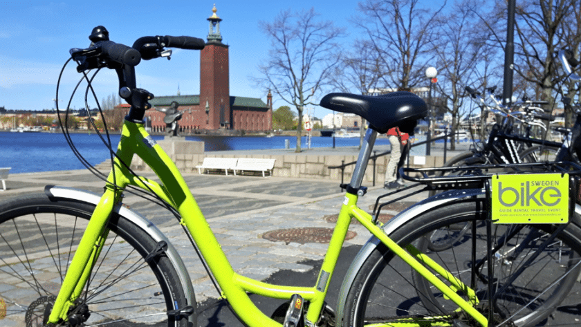 Guided bicycle tour in Stockholm
