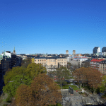 View from Hotel Clarion Sign Stockholm