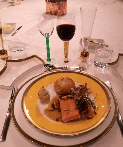 At Stadshuskällaren in Stockholm you can order all the menus from the Nobel Banquet.