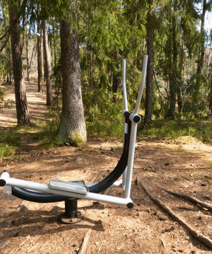 Swedes love to train. Sweden was one of the first countries to invest in 'utegym' or outdoor gyms.