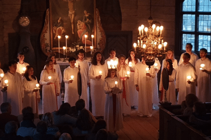 Sankta Lucia is celebrated on December 13th.