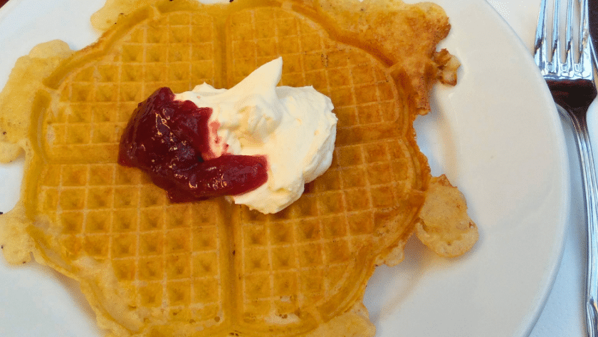 Swedish waffles are heart shaped and often served with cream and jam. With this recipe you can bake authentic Swedish waffles at home.