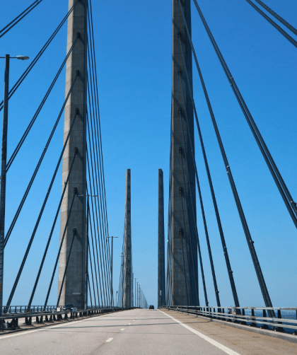 The Bridge between Copenhagen and Malmö is a famous location from the Nordic Noir series The Bridge. There are a lot of film locations that you can visit in the region.