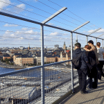 From Gondolen you have a good view over Stockholm and the Slussen area.