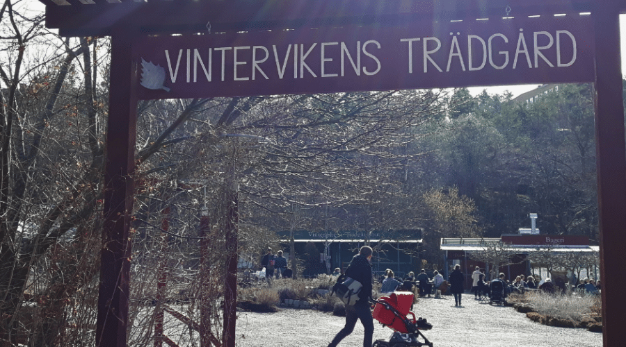 Vintervikens trädgård is a garden cafe in the Southern parts of Stockholm.