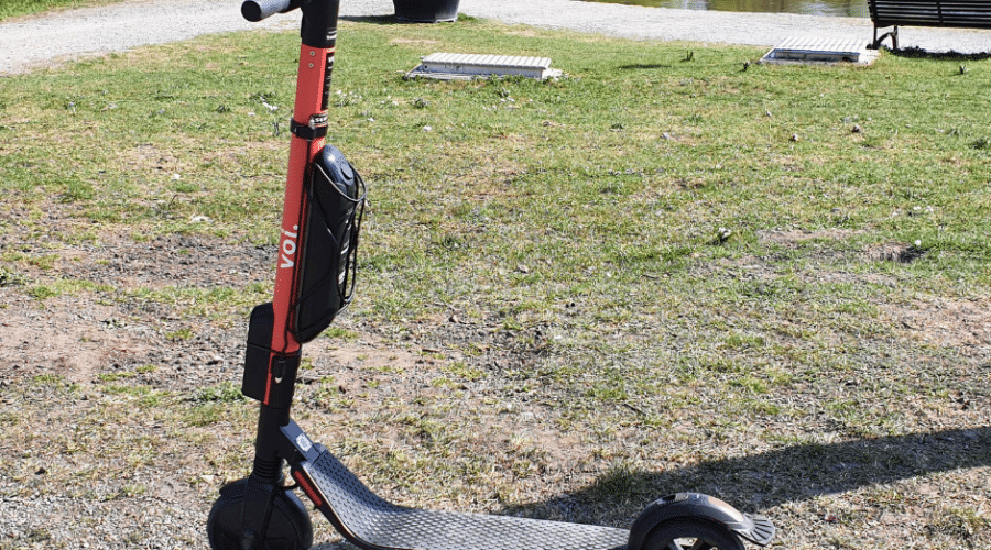 With an app you can rent electric steps in Stockholm.