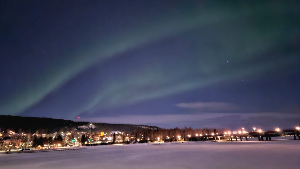 Northern Lights above Östersund.