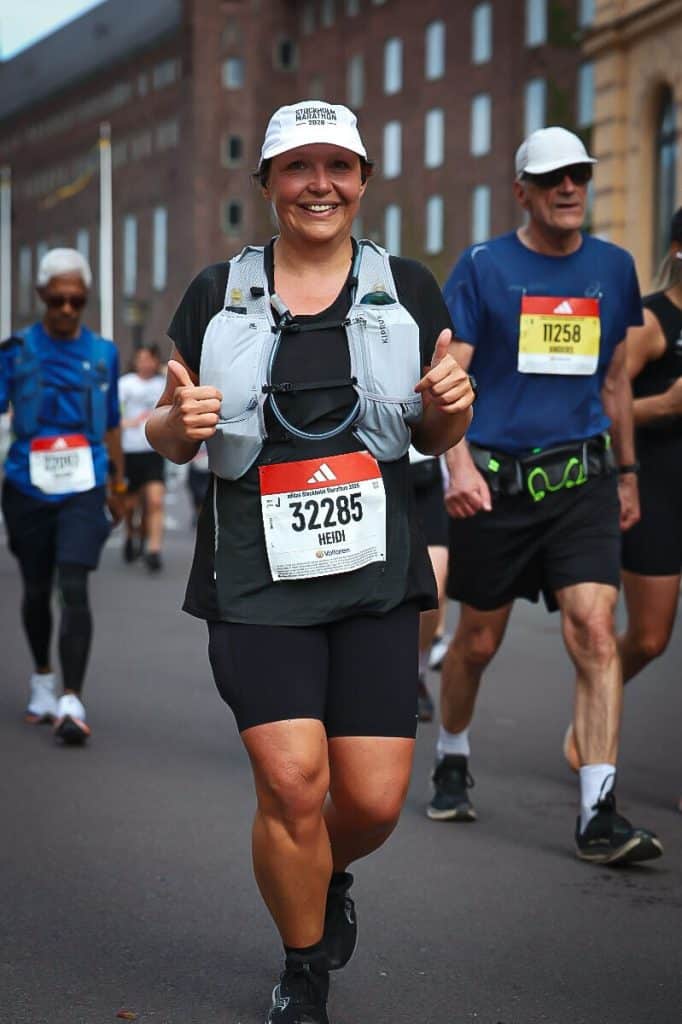 Along the race Stockholm marathon  - photo by sportograf