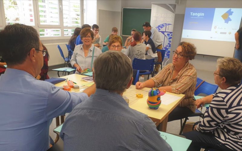 TangIn results were presented to Spanish teachers