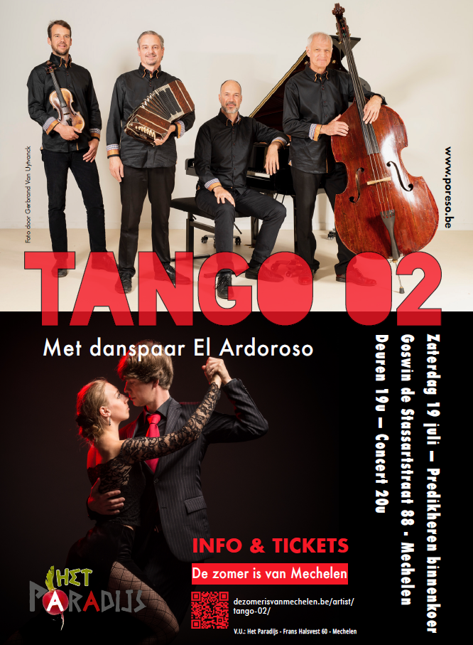 Tango Mechelen, de zomer is van Mechelen