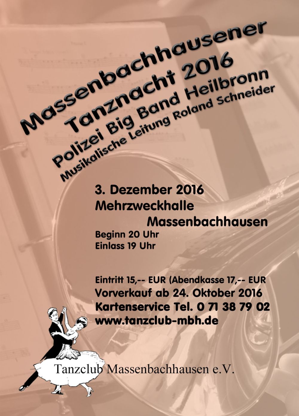 Flyer Tanznacht 2016