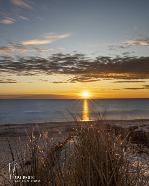 Serene Sunset at Danish North Sea