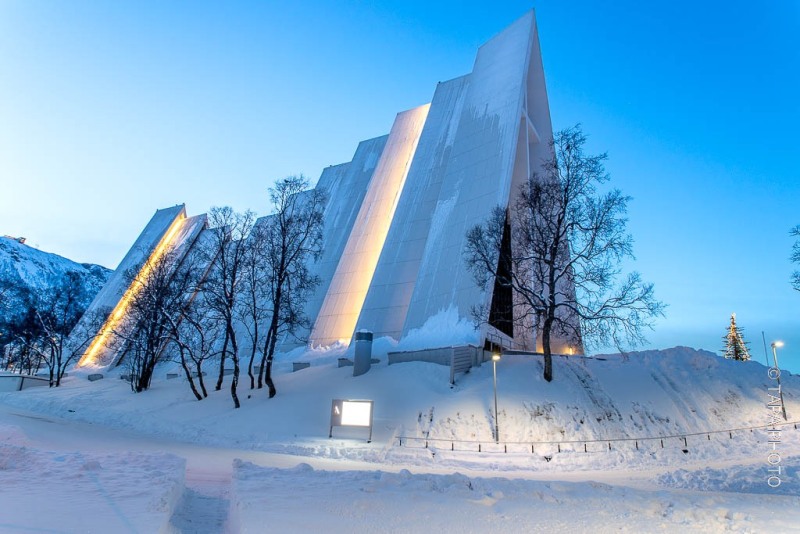 Ishavskatedralen Tromsdalen kirke Eismeerkathedrale Arctic Cathedral