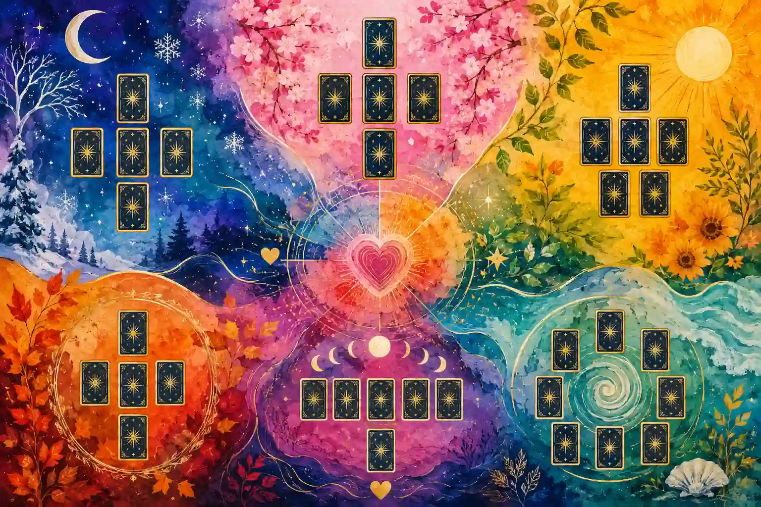 Tarot Spreads for Love and Relationships 7 Layouts for Every Season of the Heart