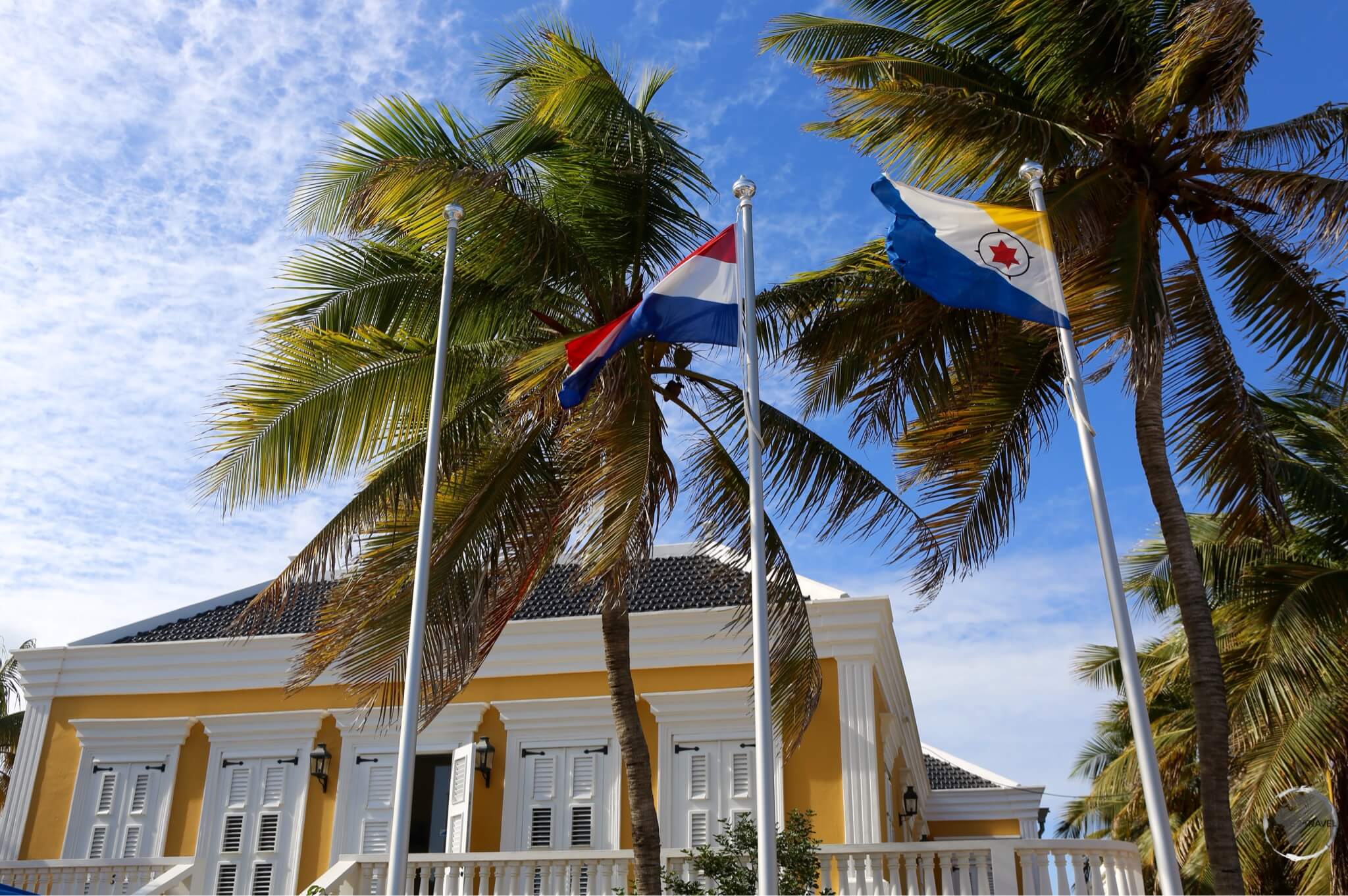 The Dutch-style town hall in Kralendijk.