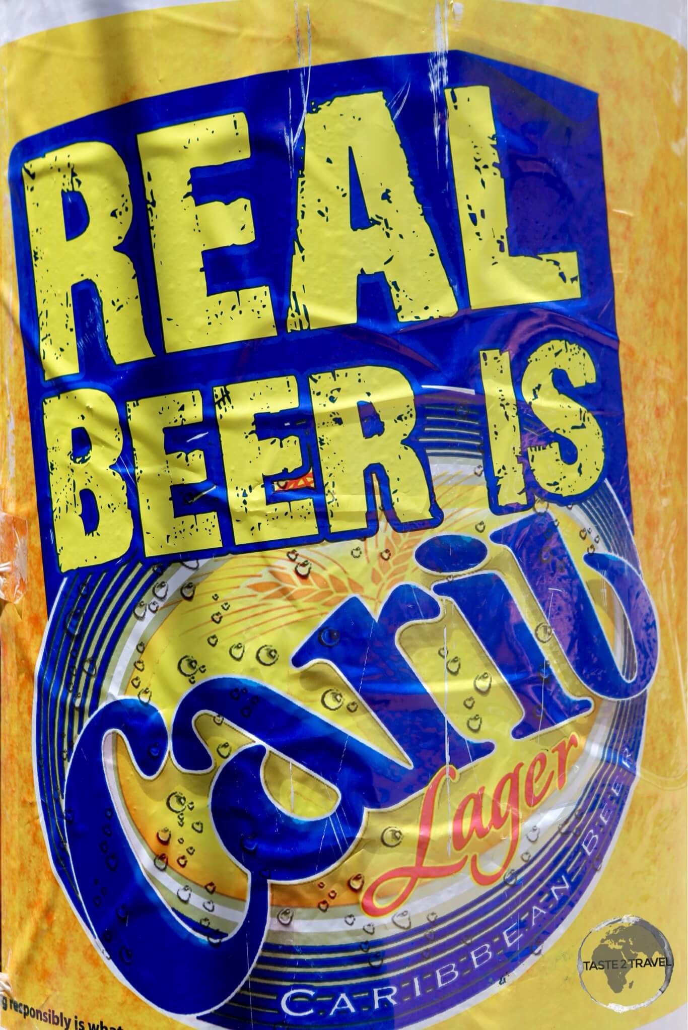 Carib beer is one of the more popular beers in T&T and other Caribbean countries. 