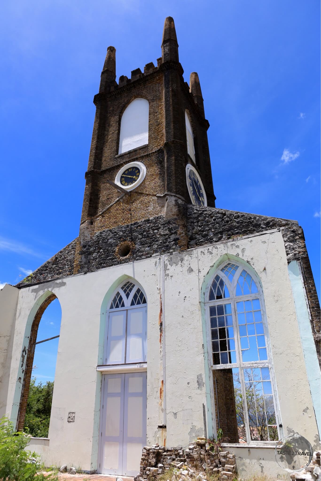 St Andrew's Presbyterian Church was destroyed in 2004 by Hurricane Ivan