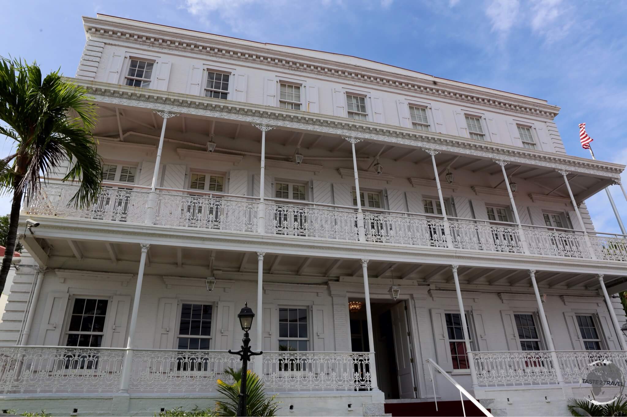 The historic Government house, Charlotte Amalie, St. Thomas.