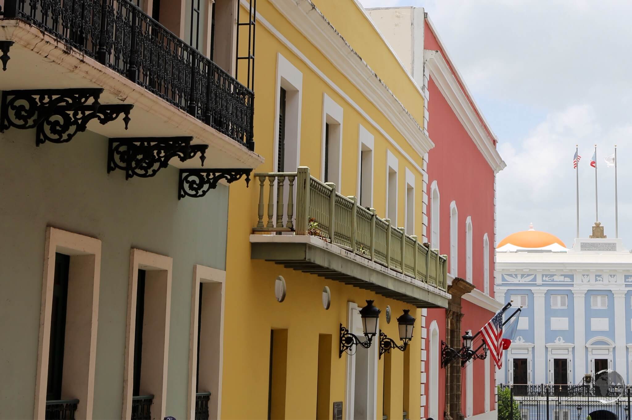 The colourful and historic old town of San Juan has been beautifully restored.