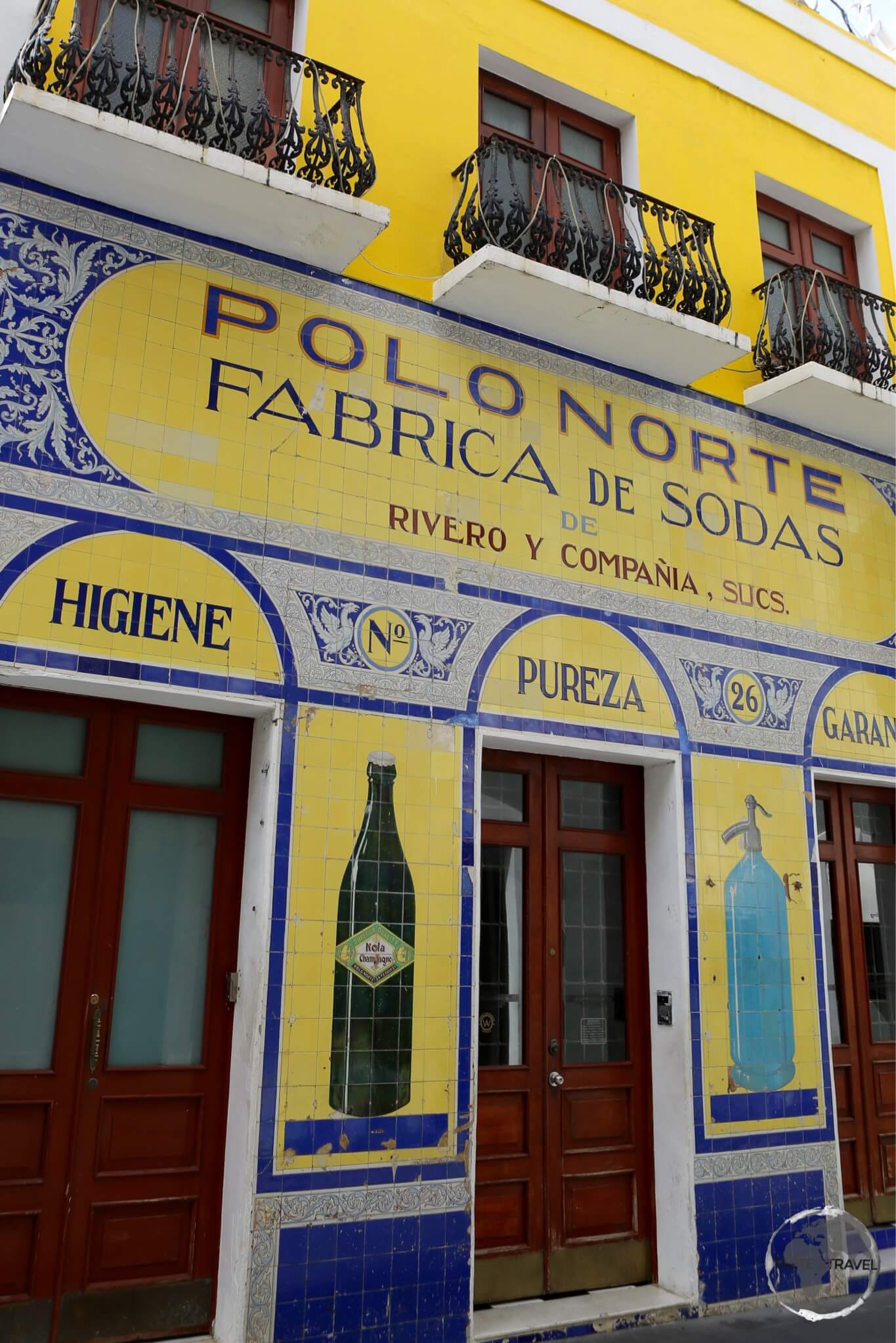 A colourful shop-front in old San Juan.