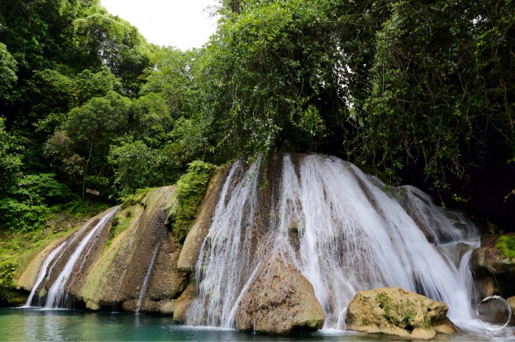 True bliss in the steamy, tropical heat - the Reach Falls at Manchioneal.