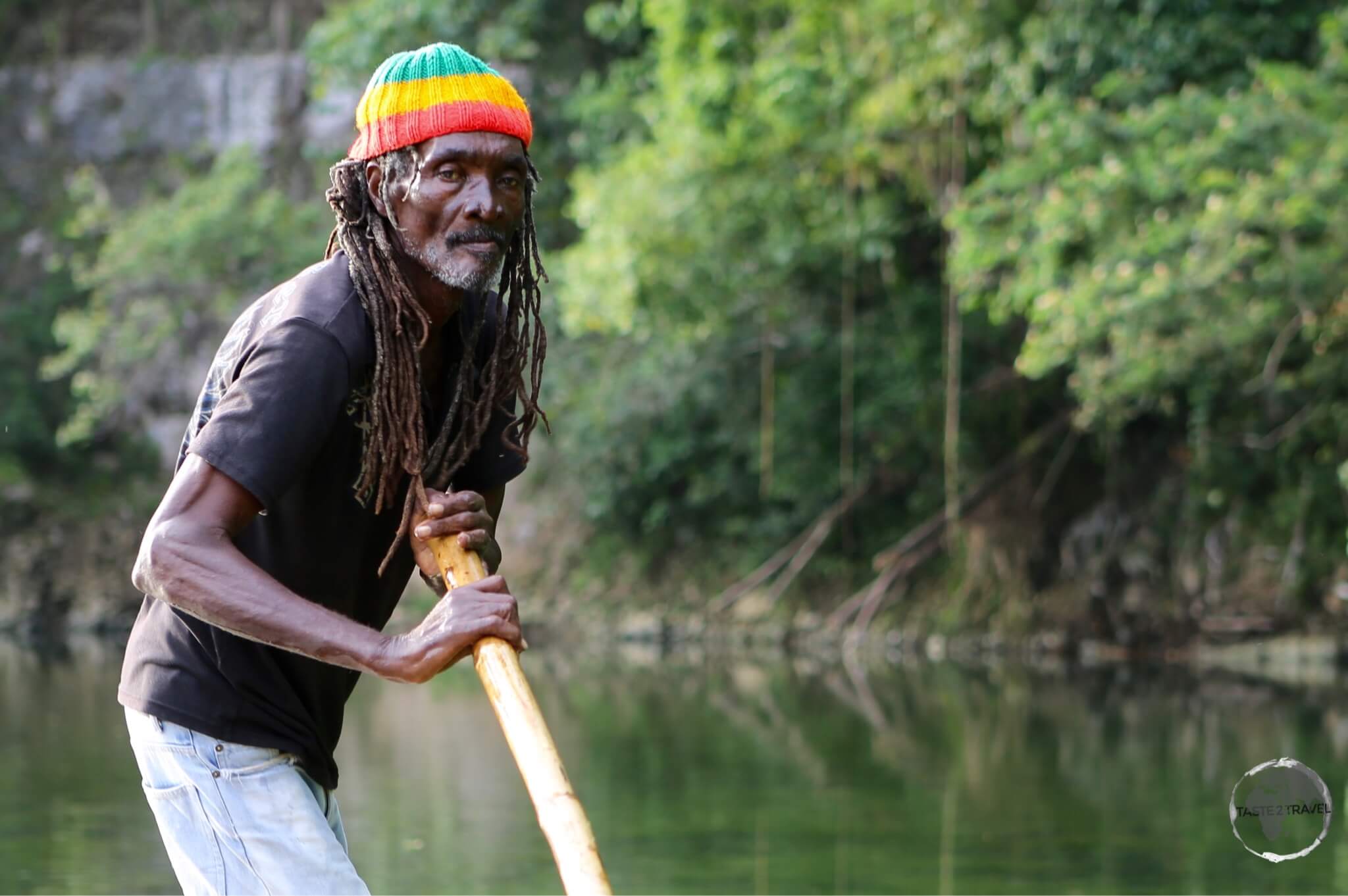 Rafting the Rio Grande with my 70-year old Rasta guide.