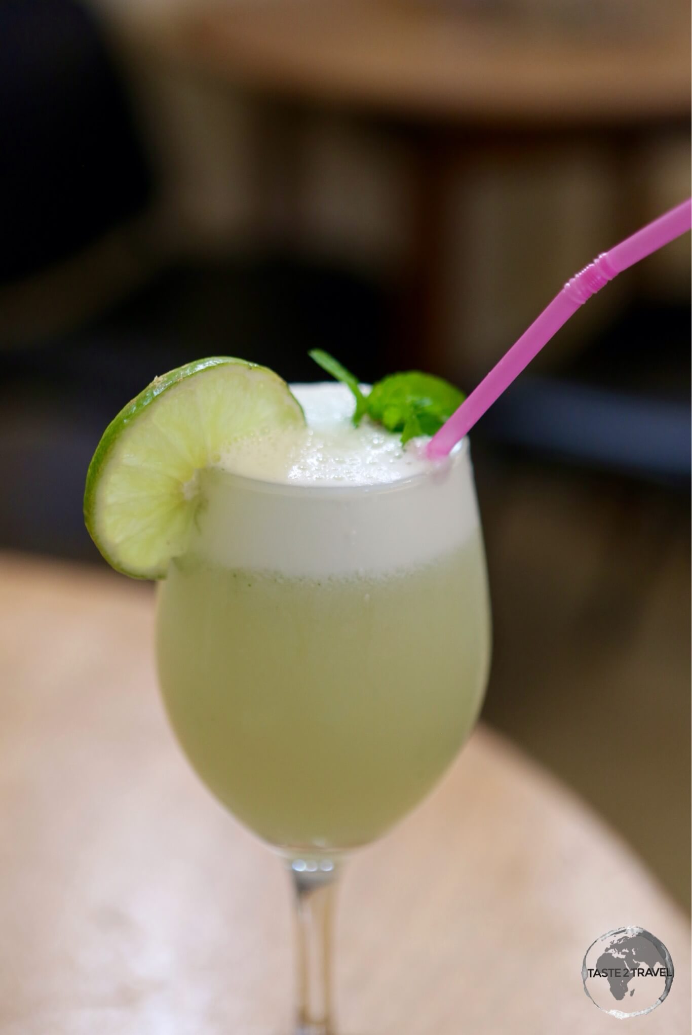 A divine fresh lime juice at the <i>Museo de la Revolucion</i> in Havana. 