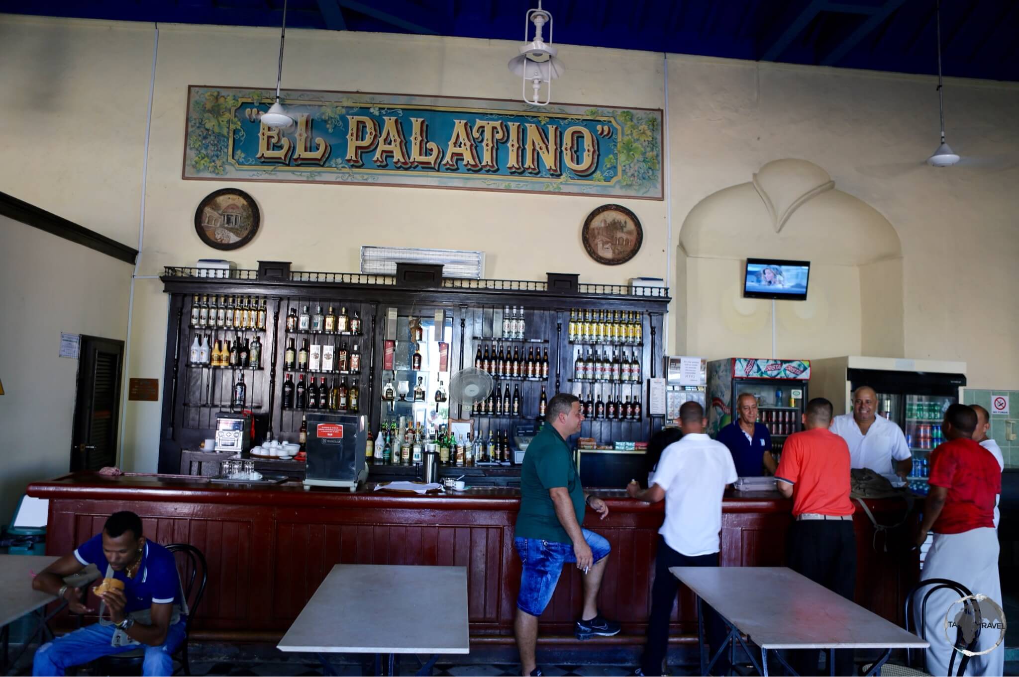 A typical bar in Havana old town.