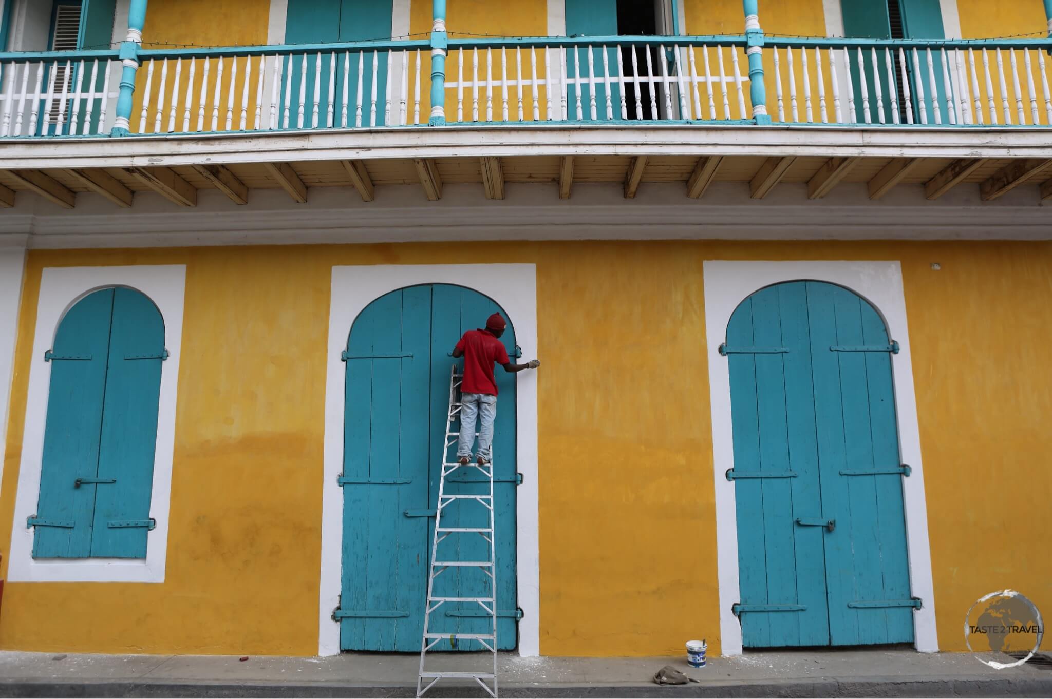 The old town of Cap-Haïtien was built by the same French settlers who later settled in New Orleans.