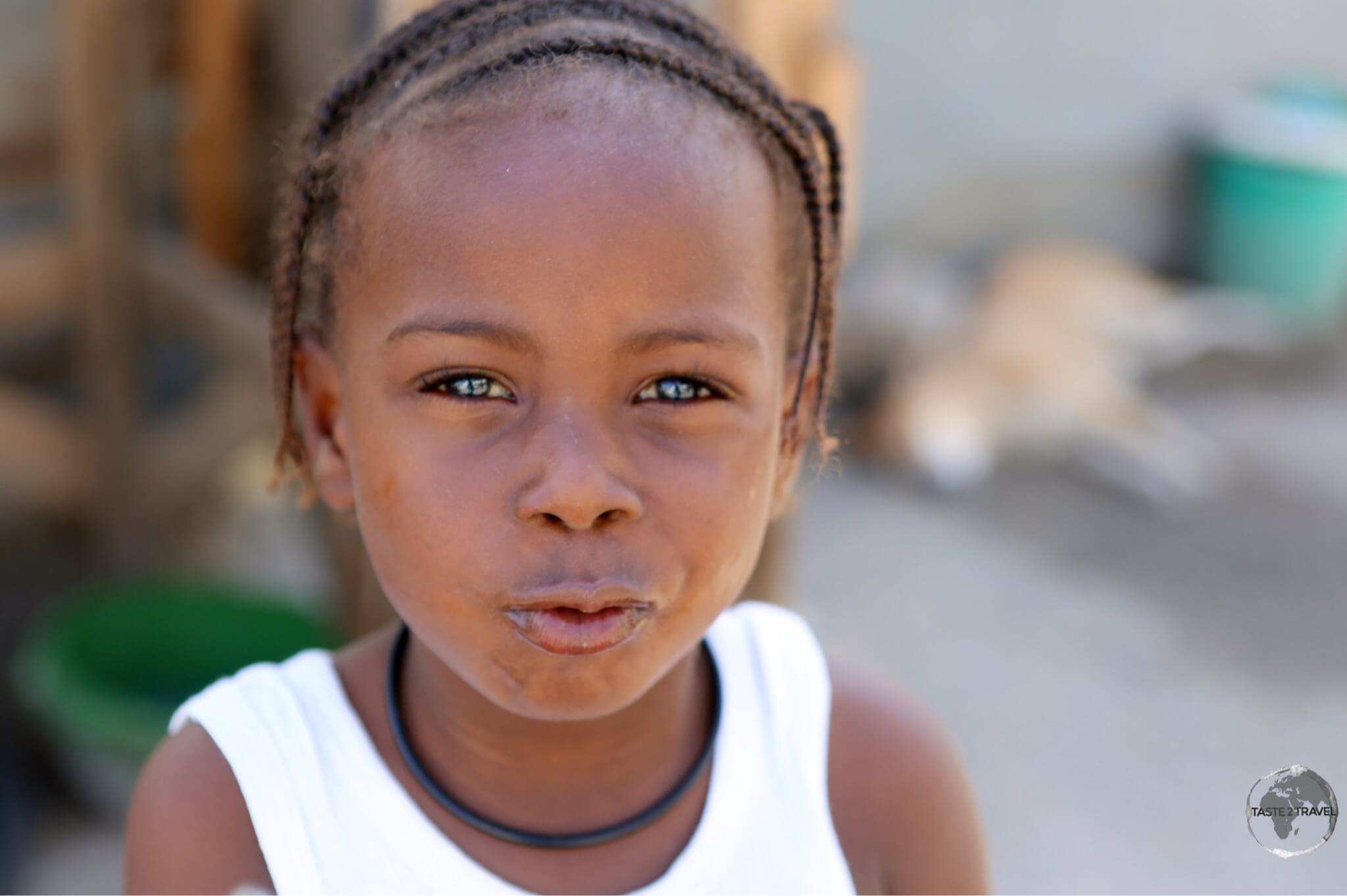 Young boy in downtown Port-au-Prince (PAP).