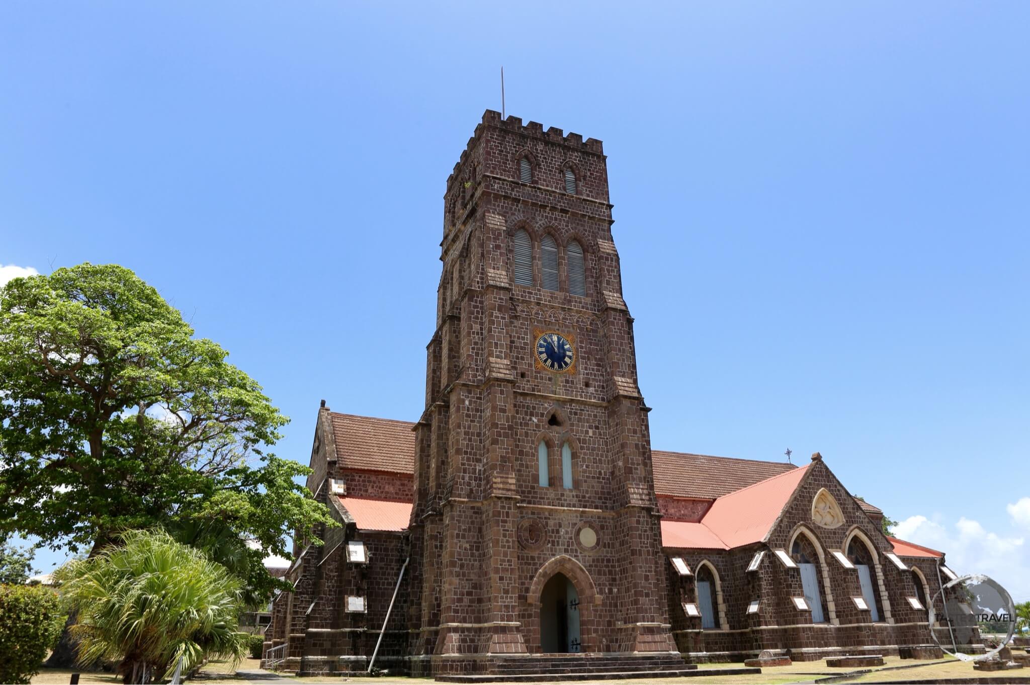 The historic St. George's Anglican Church in Basseterre.