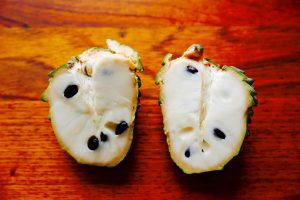 Bisected Custard Apple