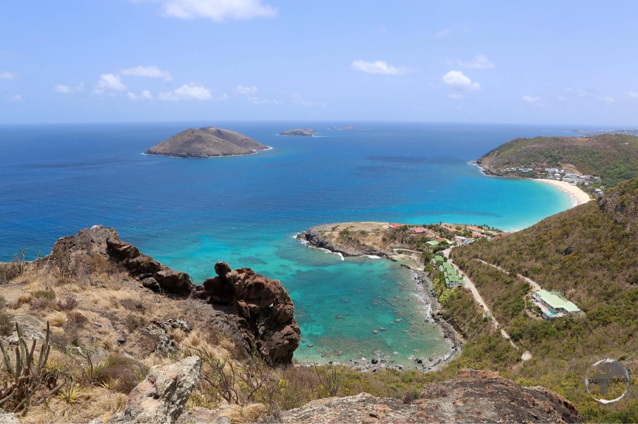 A view of the north coast of St. Barts.