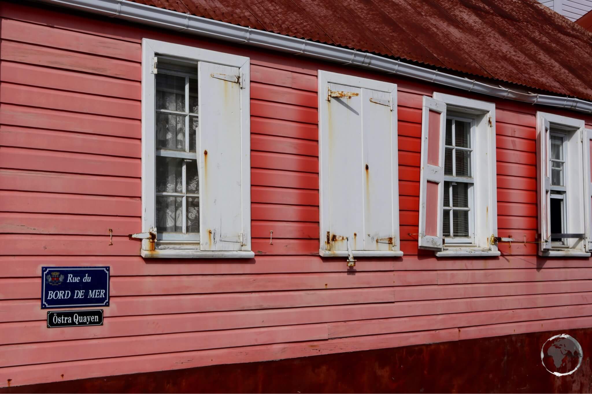 A traditional Swedish-style cottage in Gustavia.