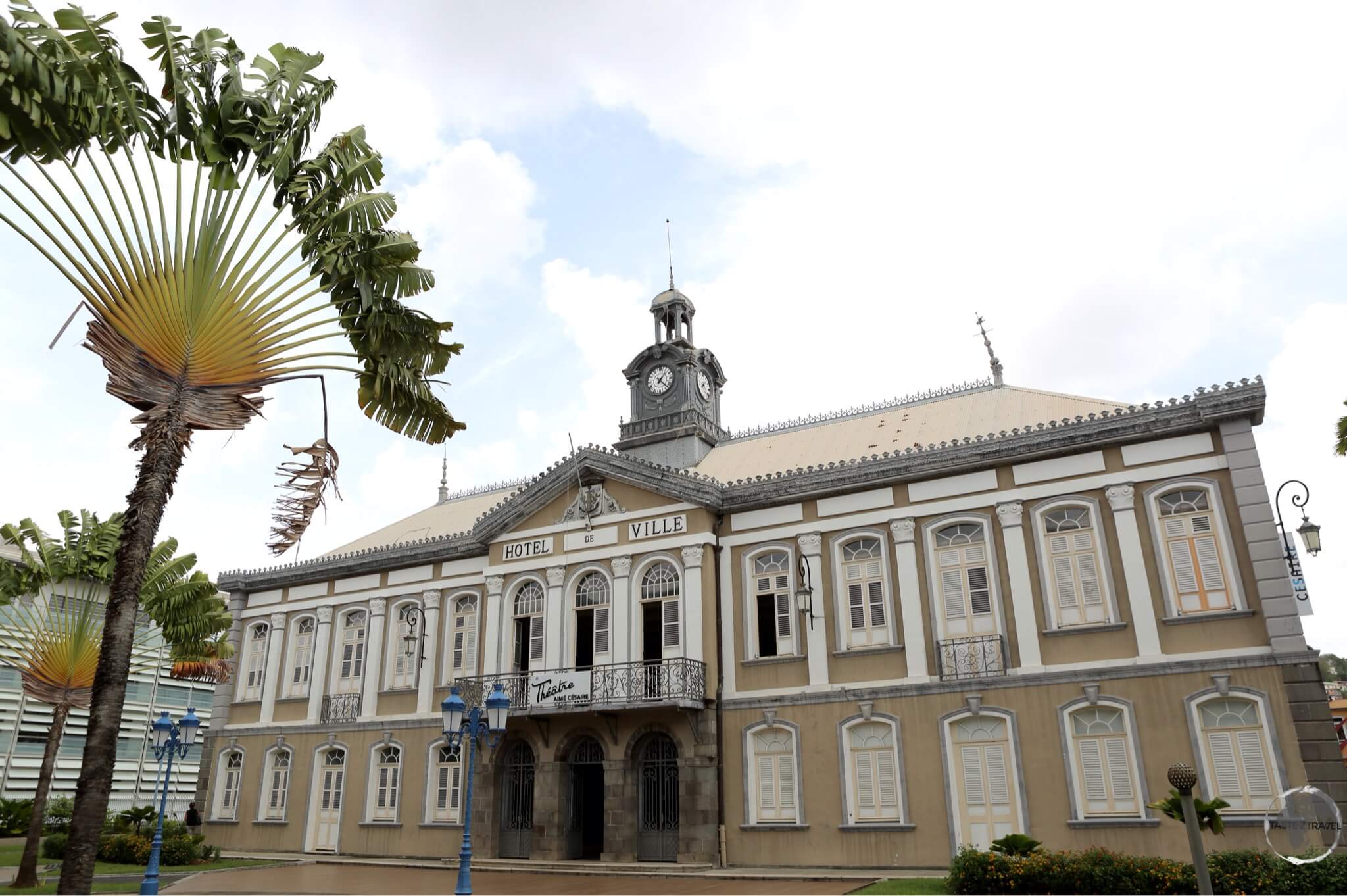 The 'Hotel de Ville' (Town Hall) in Fort-de-France.