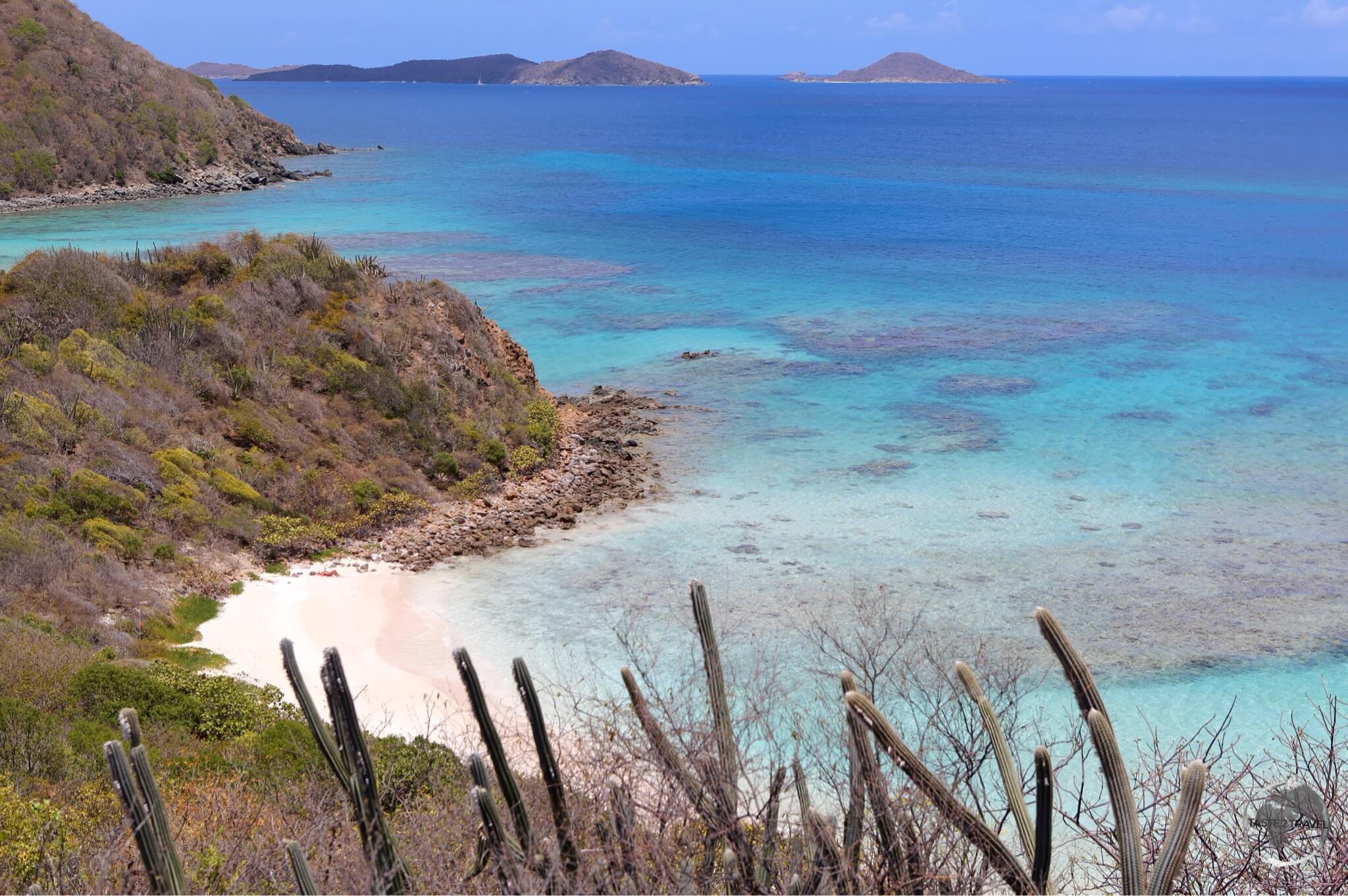 A view of Savannah Bay, Virgin Gorda Island, British Virgin Islands.