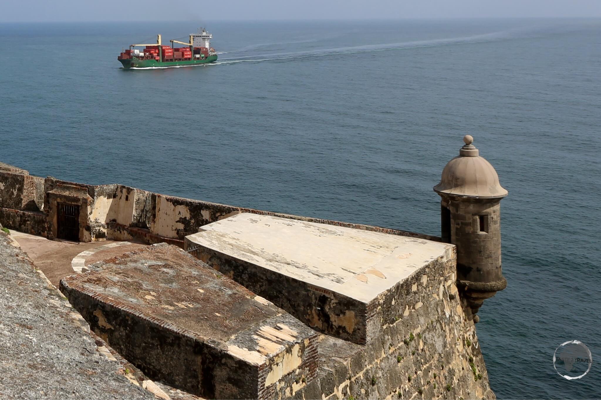 Castillo San Felipe del Morro guards the entrance to San Juan harbour.