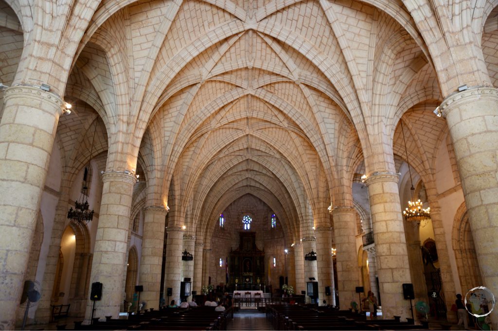 Interior of the first Cathedral built in the Americas - Catedral Primada de América.