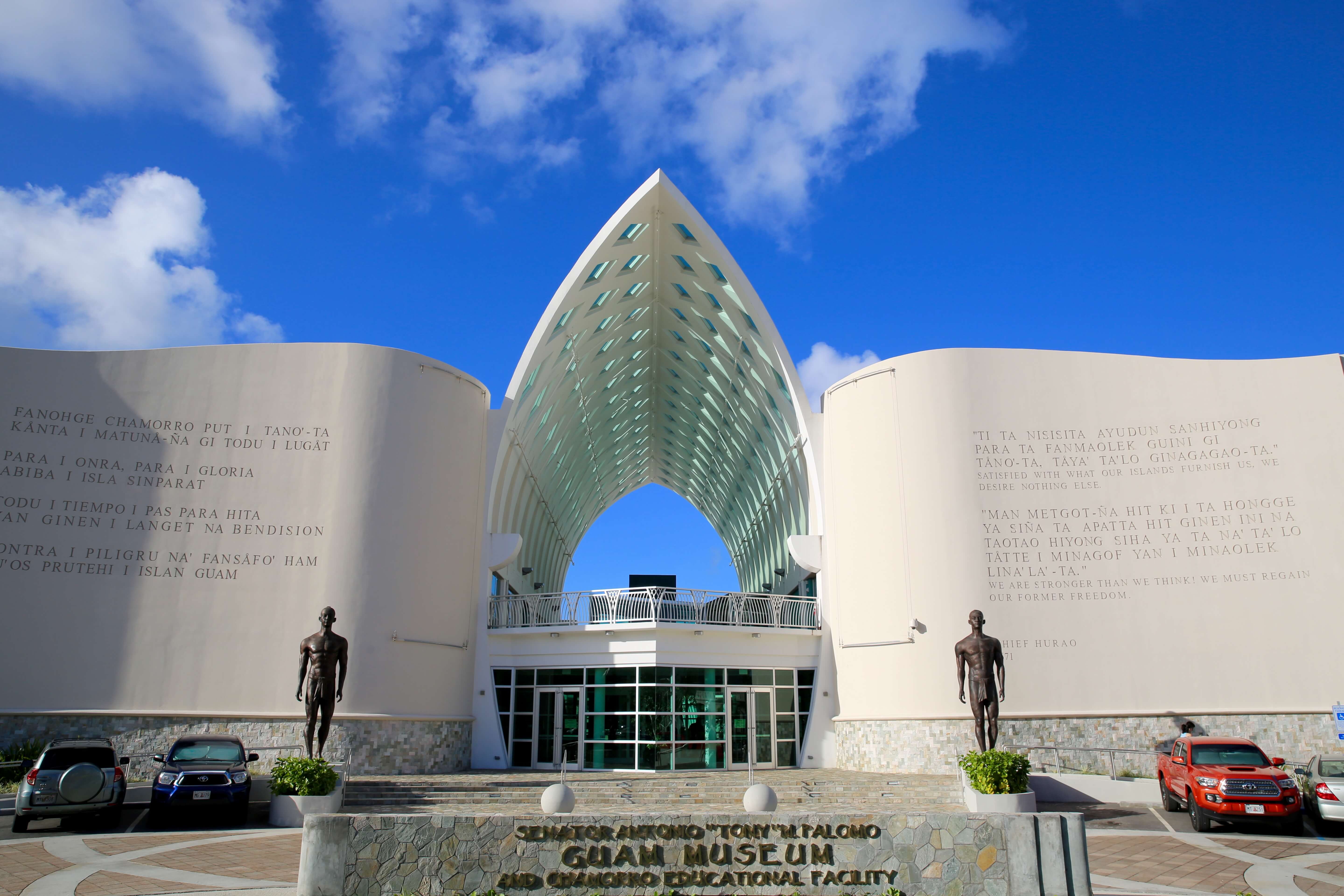 The very modern, Guam Museum, is located in the heart of Hagåtña, the capital of Guam.