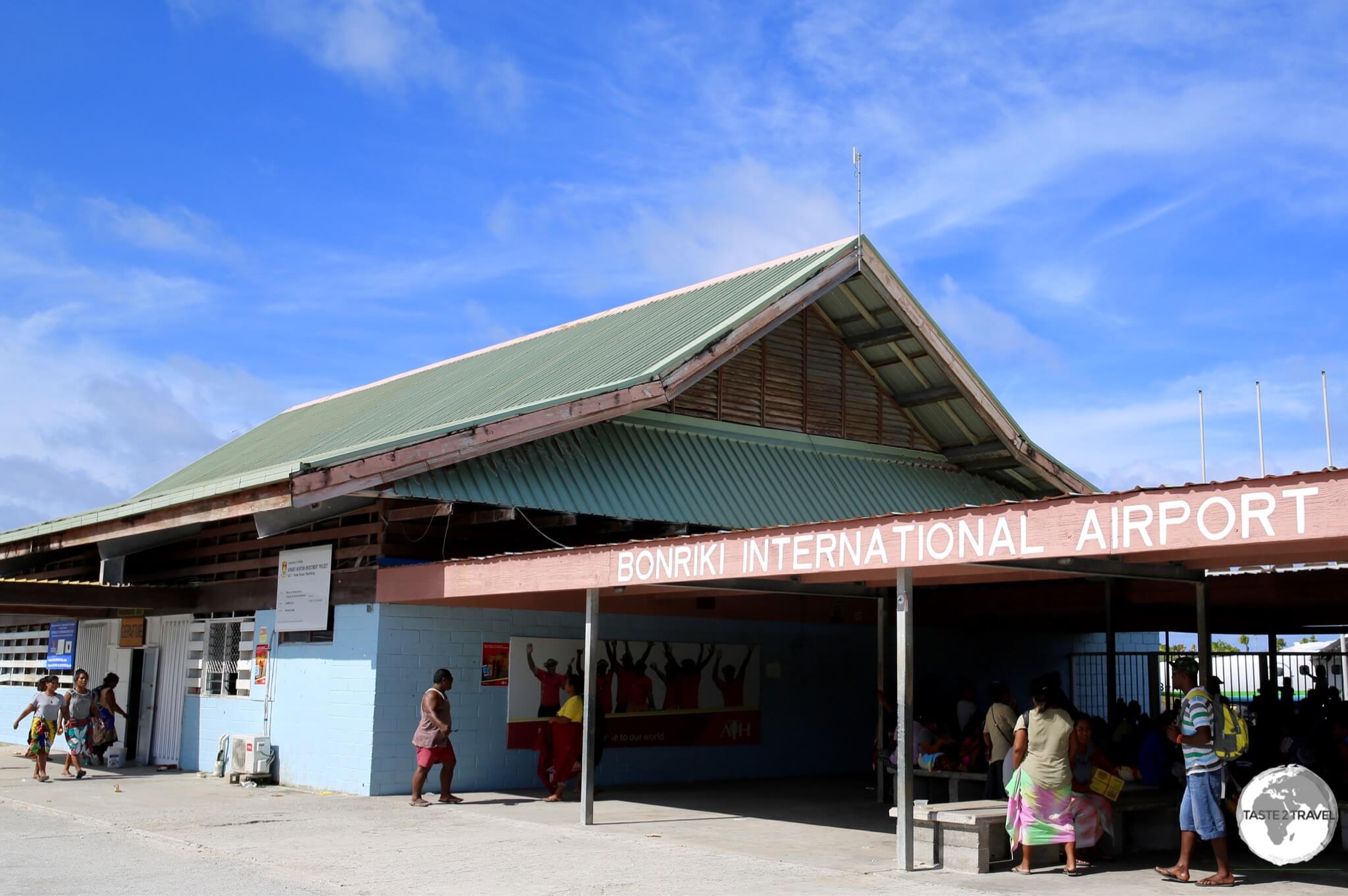 The terminal at Bonriki International Airport.