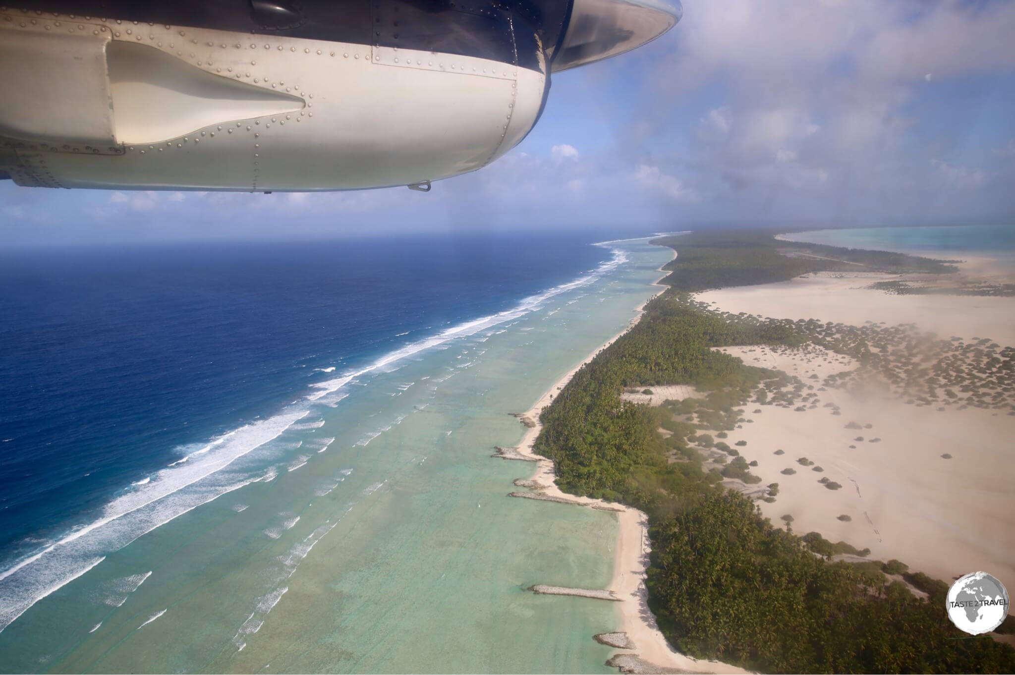 On approach to Maiama island - one of the outer islands.