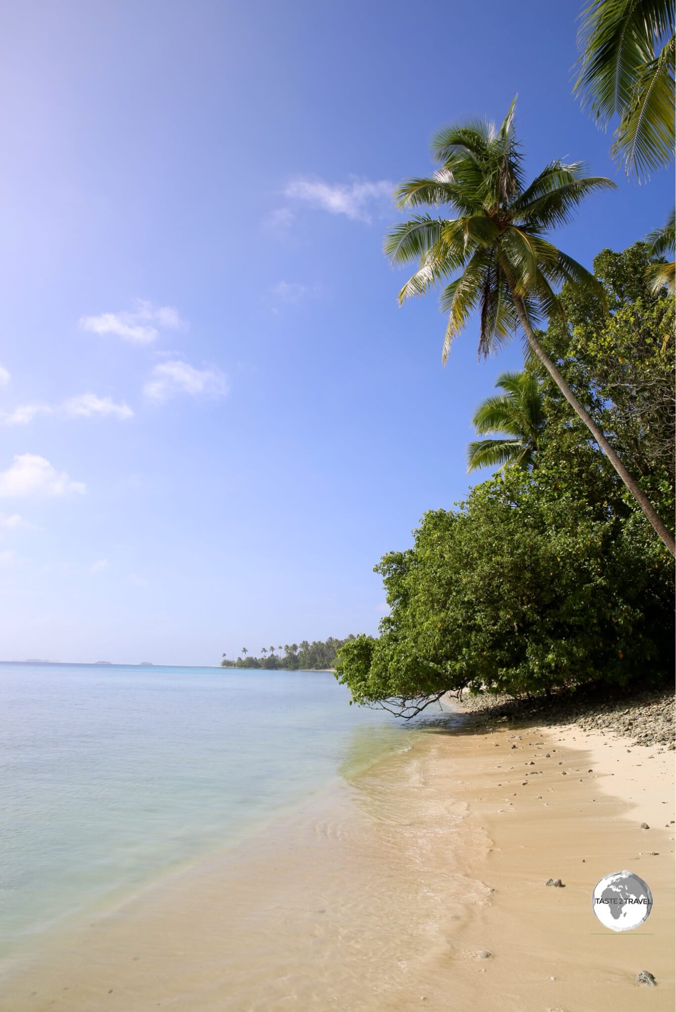 A pristine beach on Enemanit Island.