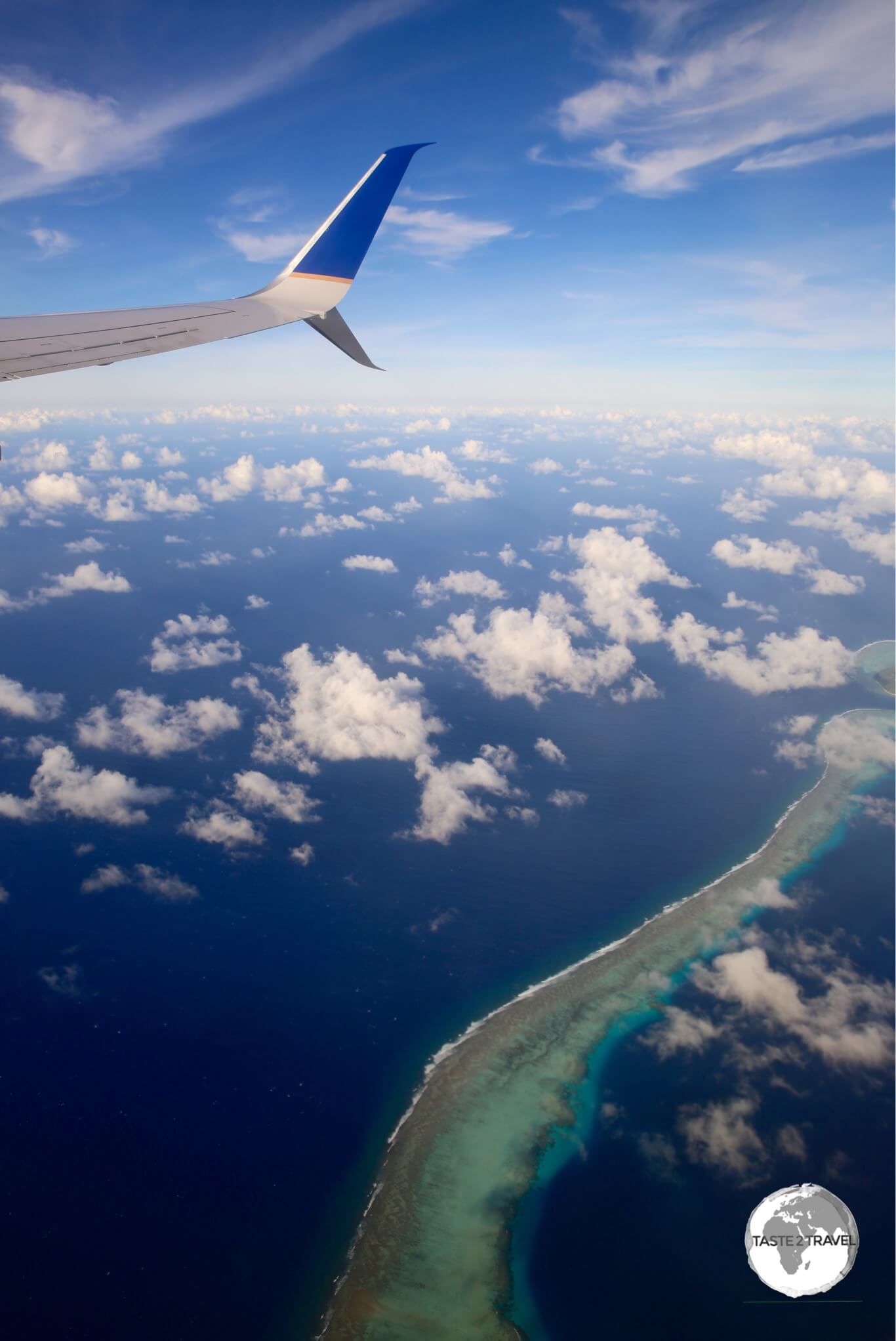 United Airlines' UA154 on approach to Chuuk International Airport.