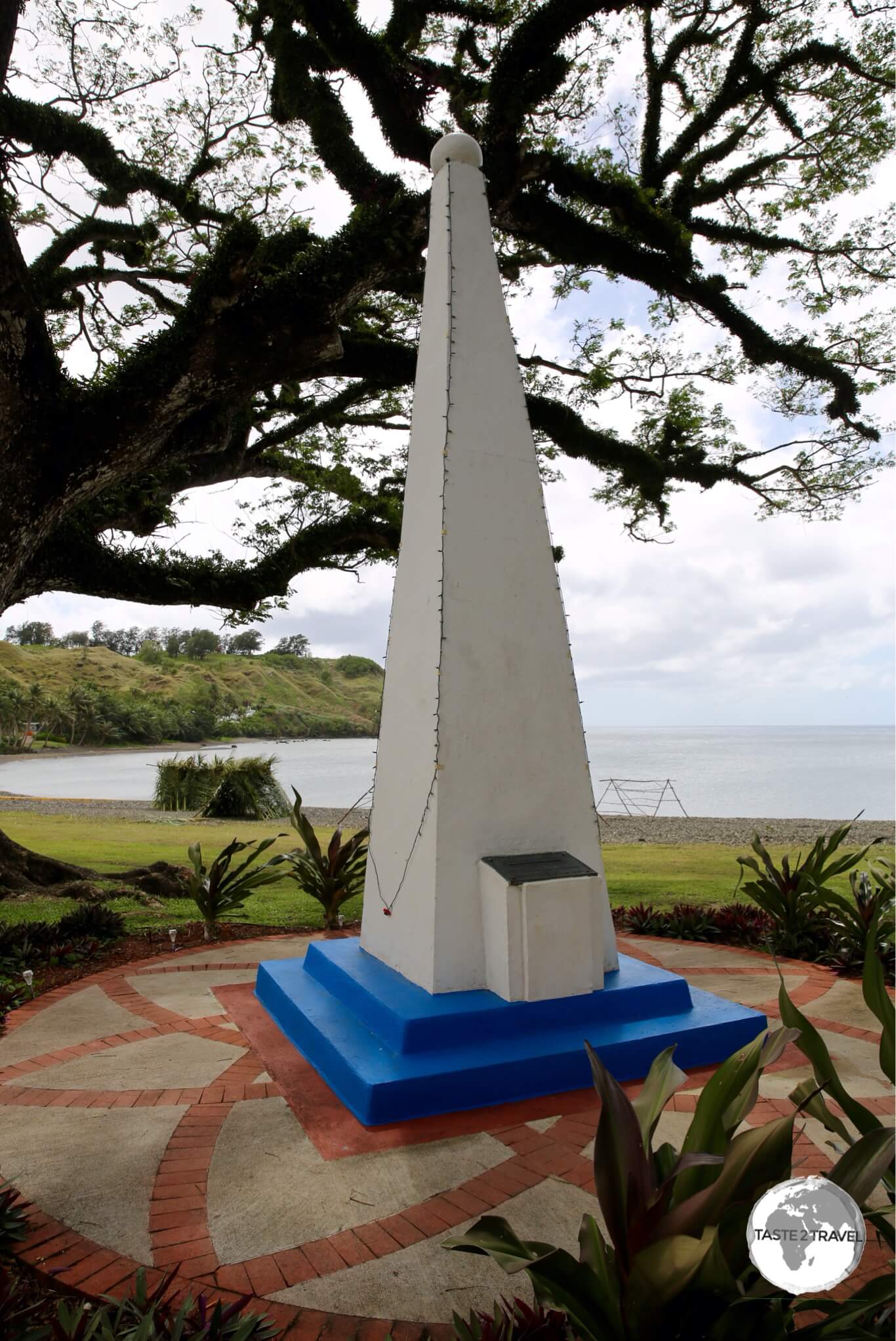 Magellan's obelisk at Umatac bay.